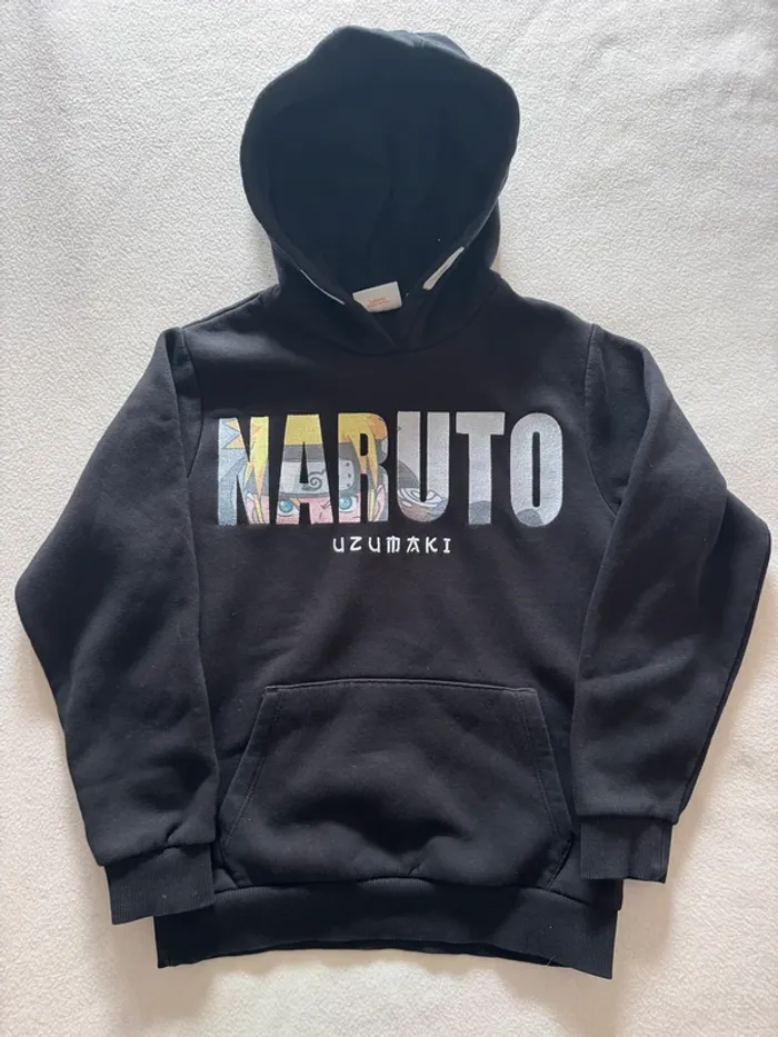 Sweat Naruto noir – Taille XXS enfant – Look manga stylé - photo numéro 2
