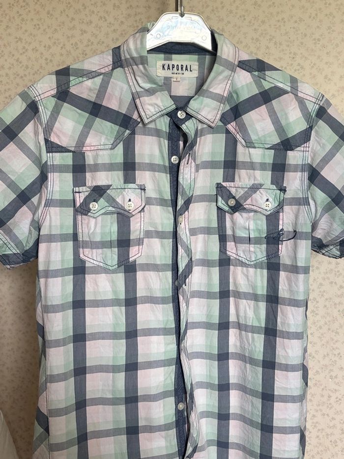 Chemise manche courte taille 40 marque kaporal - photo numéro 2
