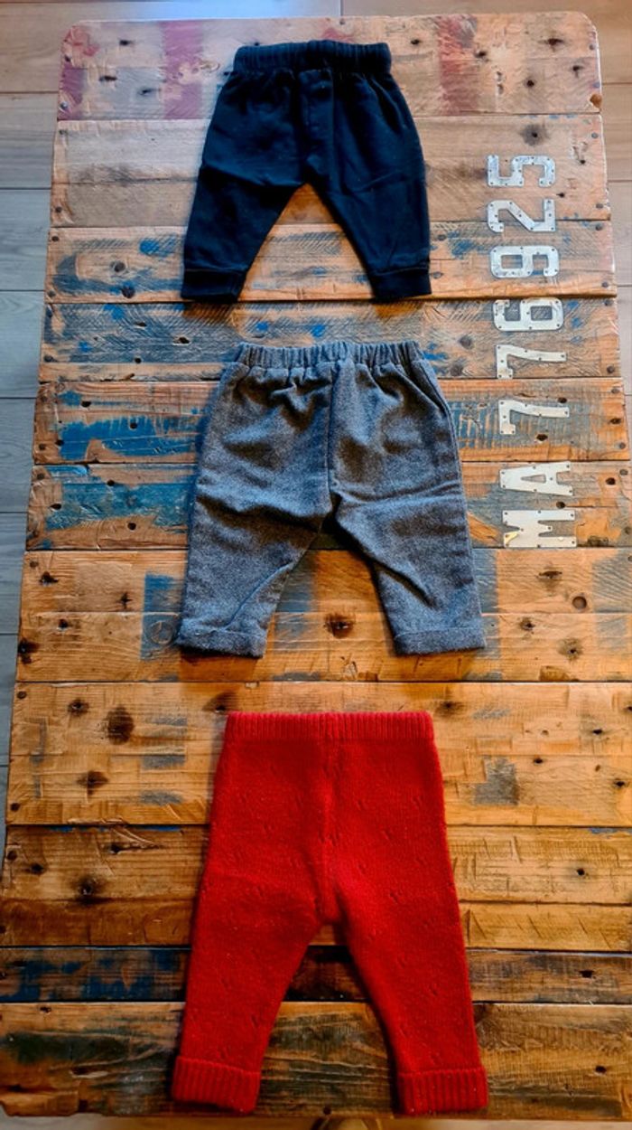 Lot de 3 pantalons pour bebe fille. - photo numéro 2