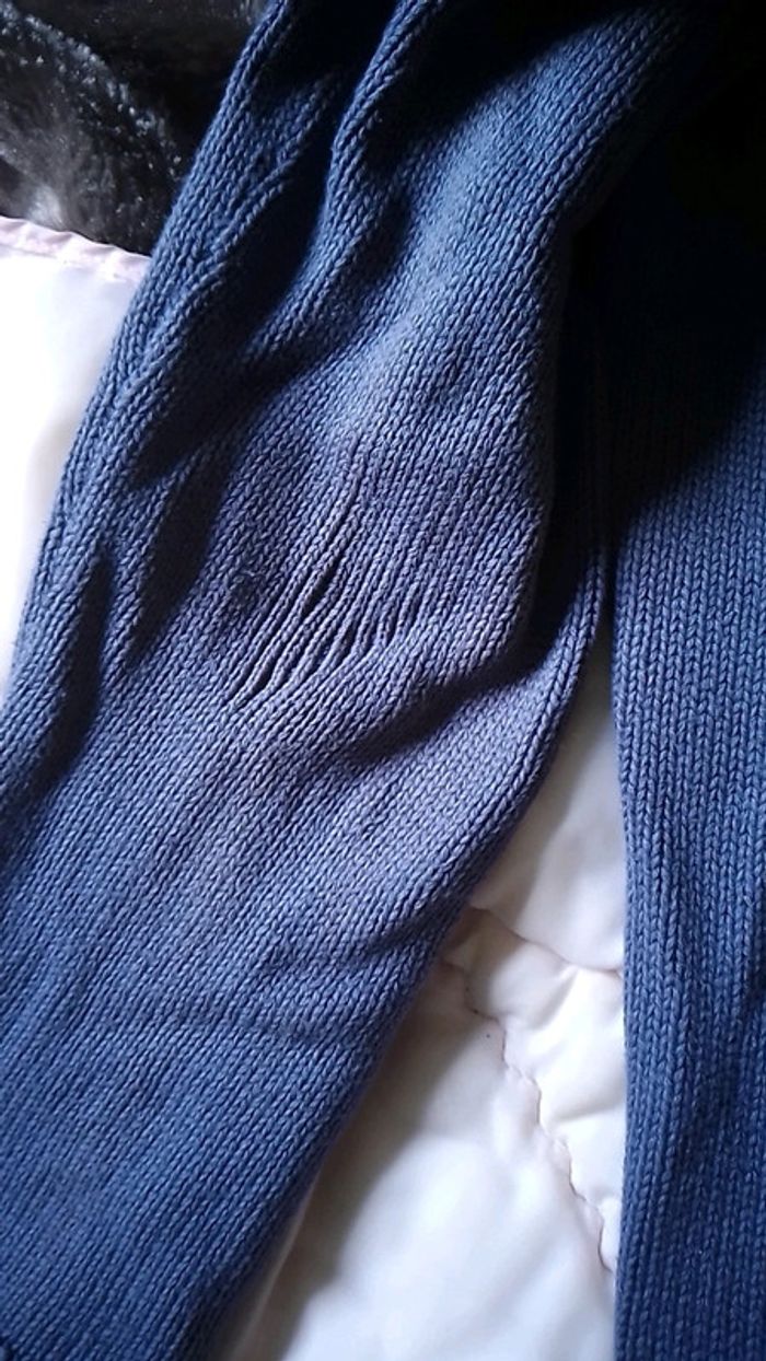 Pull en coton bleu marine - photo numéro 14