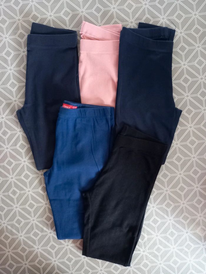 Lot de 5 leggings 8 ans