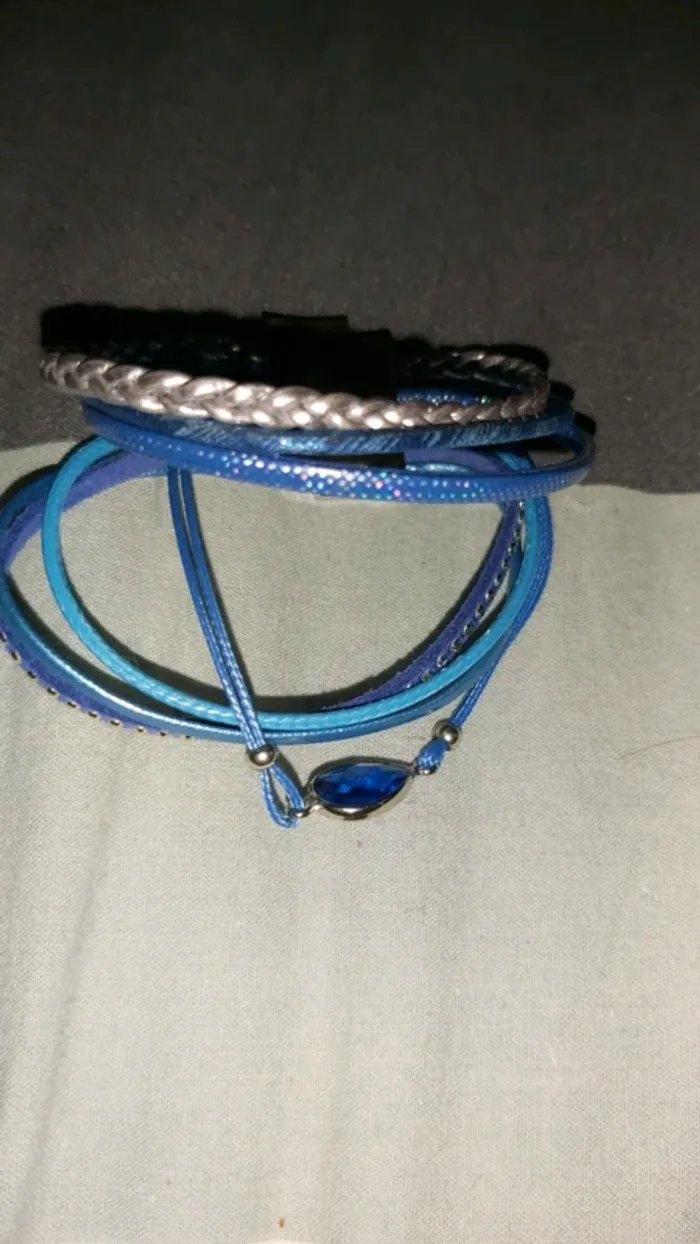 Bracelets bleu - photo numéro 3