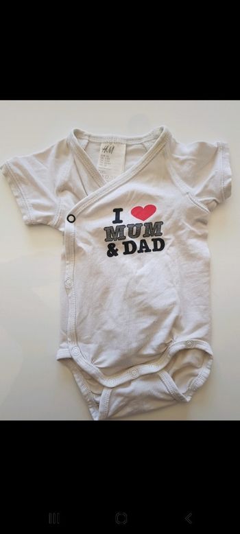 Body 1/2 mois 56cm