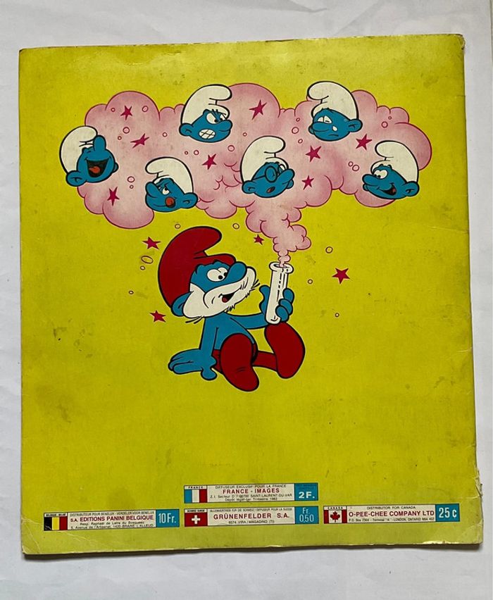 Album Panini Les Schtroumpfs vintage - photo numéro 2