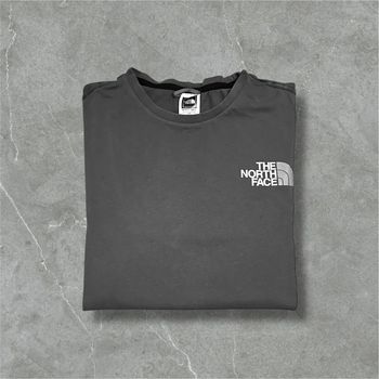 T-shirt The North Face | Gris Anthracite logo blanc | Taille M