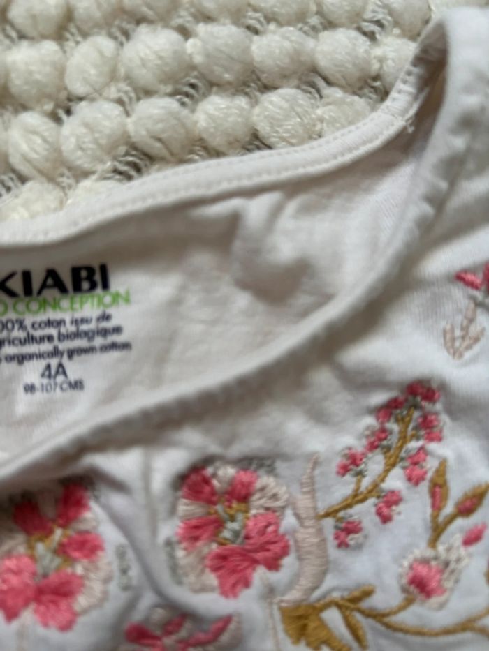 TEE shirt fille 4 ans kiabi - photo numéro 3