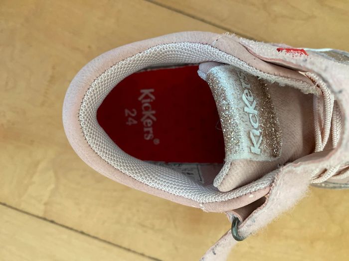Baskets à scratch Kickers rose - 24 - photo numéro 4