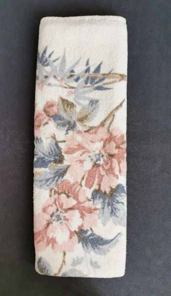 Serviette de toilette impression bambou