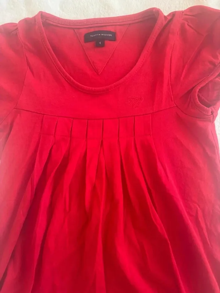 Tunique haut tommy Hilfiger taille 4 ans état neuf - photo numéro 2
