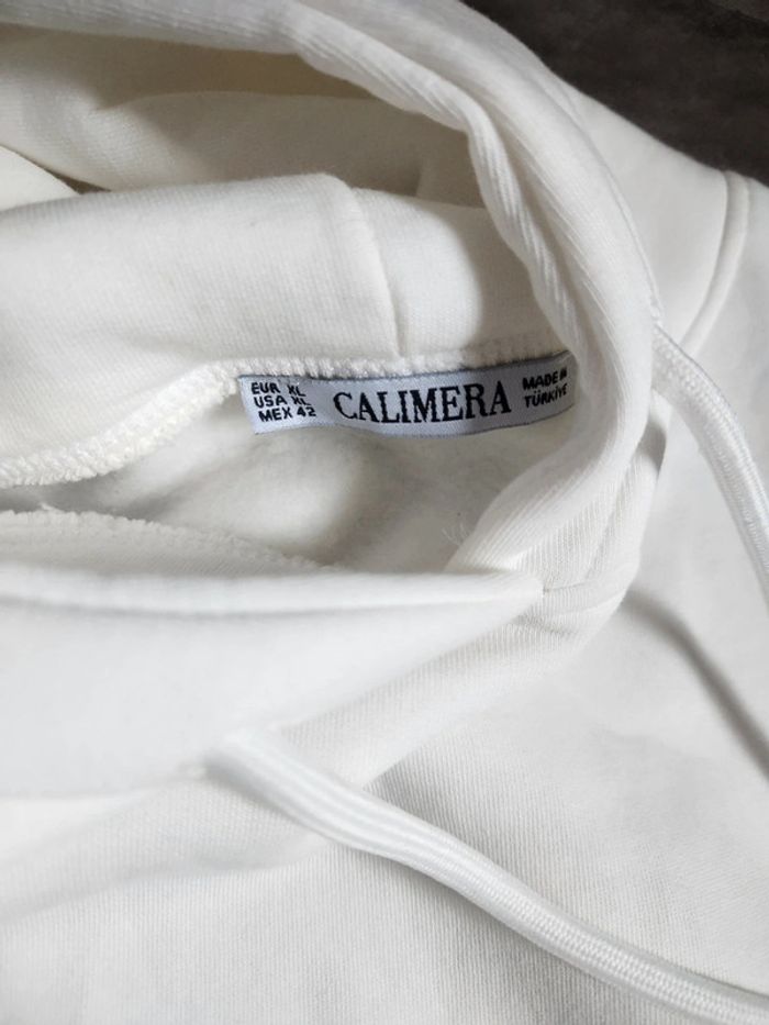 Sweat large blanc avec logo - photo numéro 2