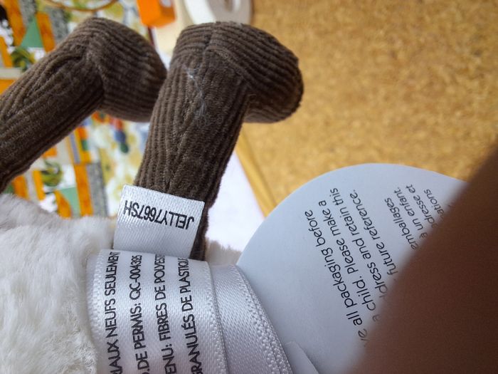 Peluche Jellycat sucre d'orge retired Little amuseable Candy cane - photo numéro 5