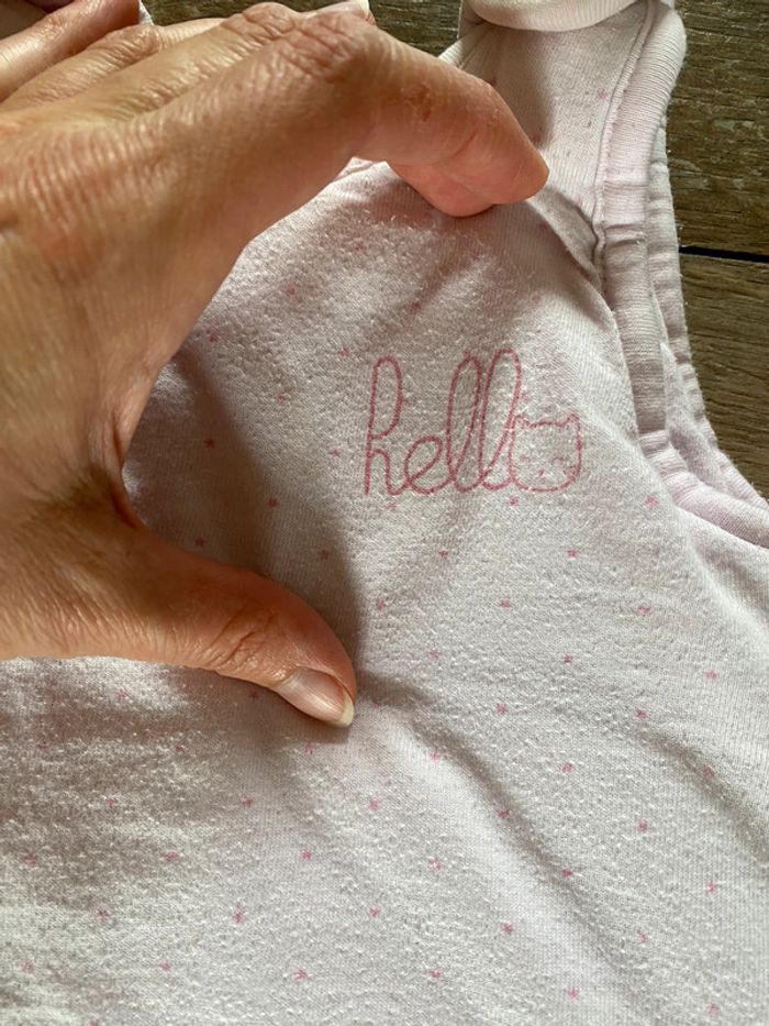 Turbulente gigoteuse rose Hello Kitty 0-3mois - photo numéro 2