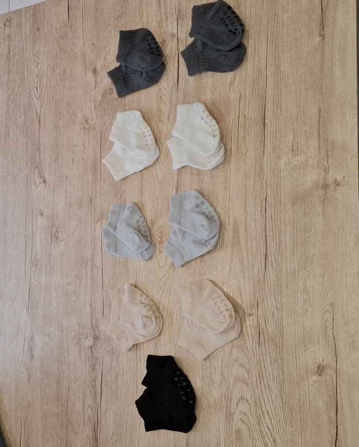 Lot chaussettes anti dérapants