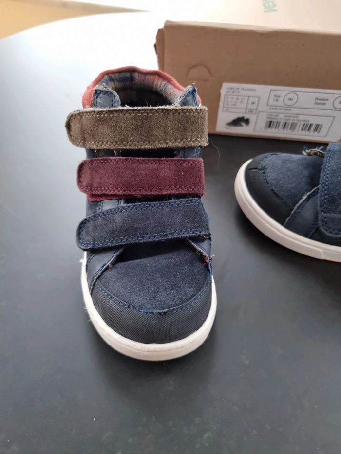 Baskets tout cuir véritable pointure 28 - photo numéro 6