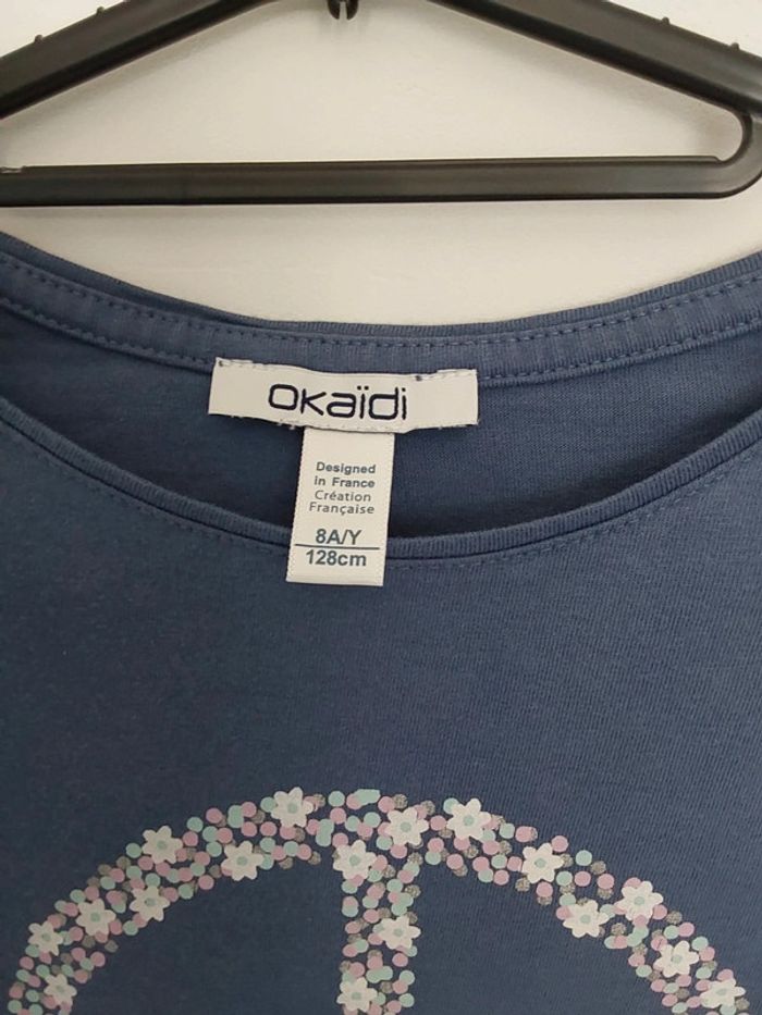 T shirt okaïdi fille 8 ans - photo numéro 3