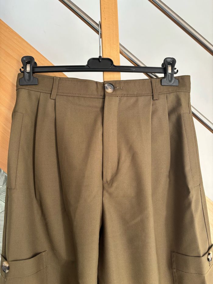 Pantalon cargo kaki Zara - photo numéro 2