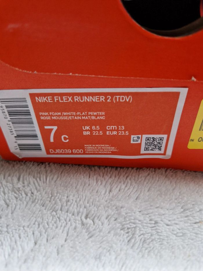 Nike Flex runner rose 23.5 - photo numéro 6