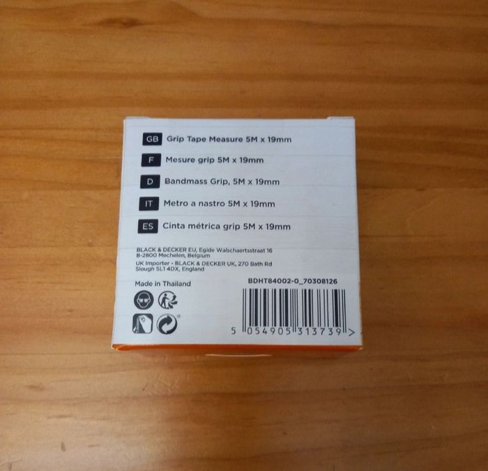 Mètre enrouleur Black et Deker 5m Neuf - photo numéro 2
