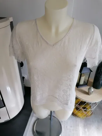 Blouse manches courtes naf naf 38