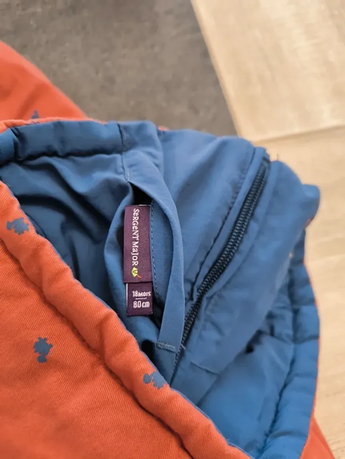 Manteau réversible à capuche garçon 18 mois sergent major - photo numéro 11