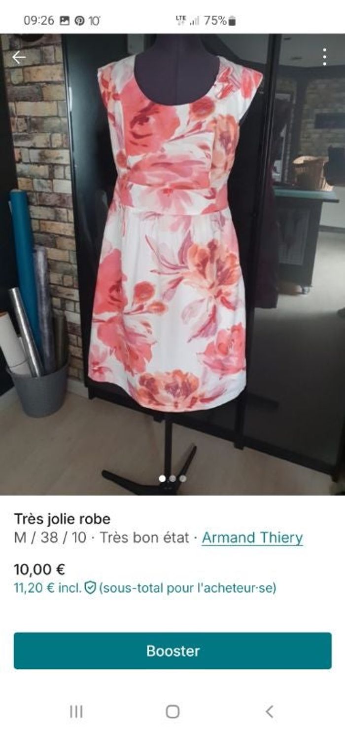 Très jolie robe fleurie