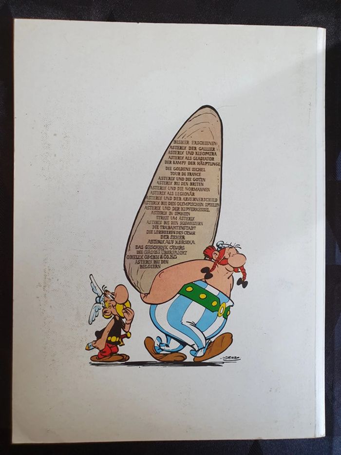 BD Asterix en allemand 1972 - photo numéro 3
