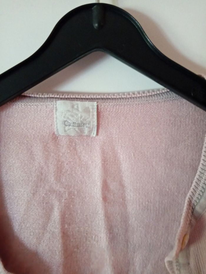 Joli gilet rose. Camaïeu.  Taille S. - photo numéro 5