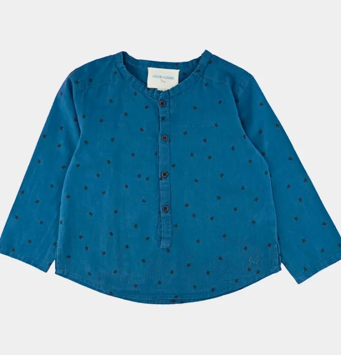 Chemise à manches longues 24 mois en coton Louis Louise