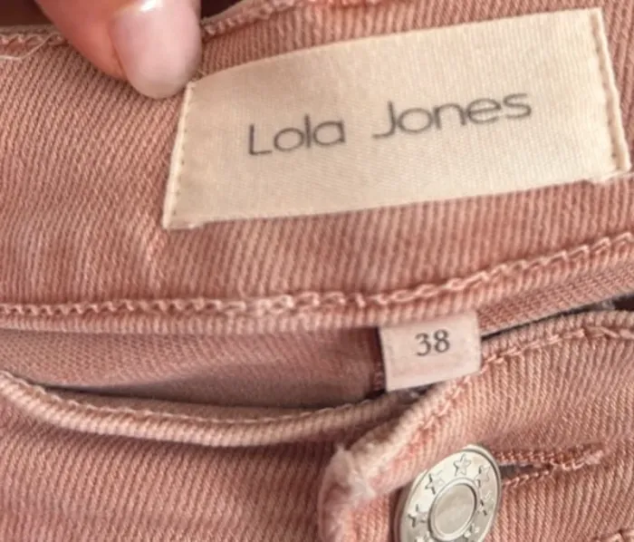 Lola Jones, jeans rose, coupe droite, femme taille 38 - photo numéro 2