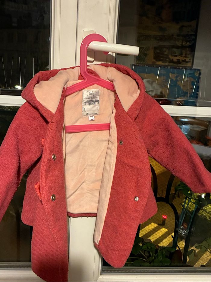 Manteau chaud à capuche taille 18 mois Vertbaudet - photo numéro 2