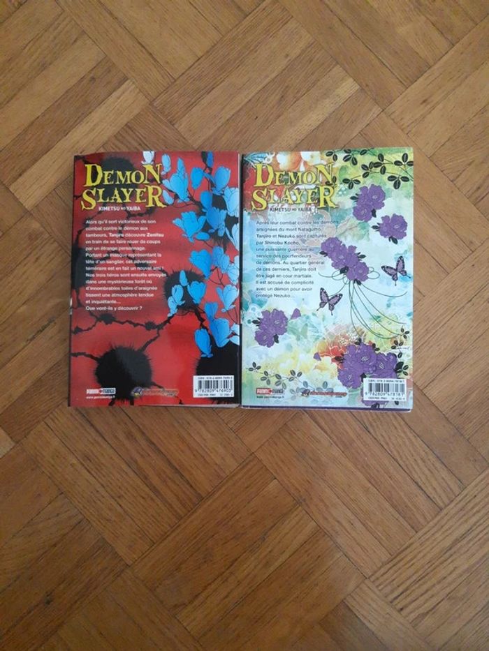 Lot 2 manga démon slayeur 4 et 6 - photo numéro 2