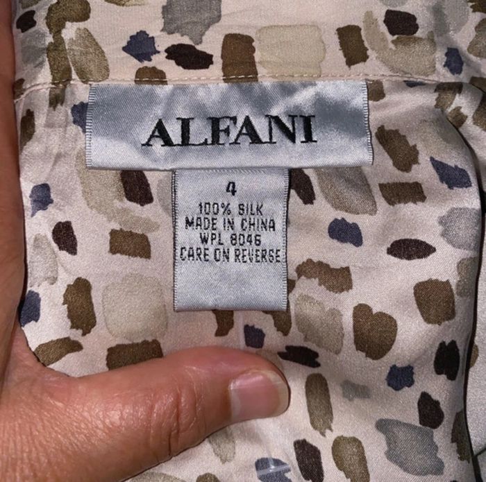 Chemise En Soie Imprimée Taille 36-38 - photo numéro 9