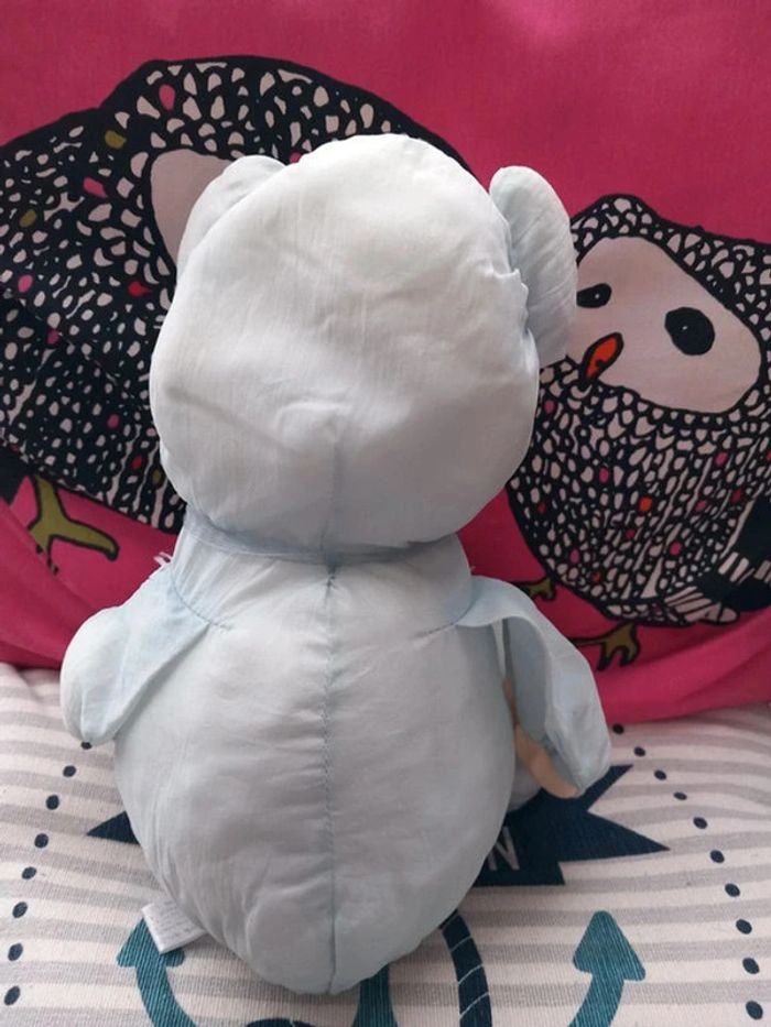Peluche en toile vintage puffalump bleu 30cm - photo numéro 5