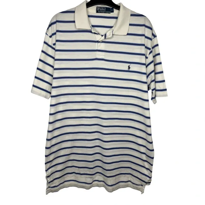 💙 Polo Ralph Lauren / rayer bleue-noir / T-M/L💙
