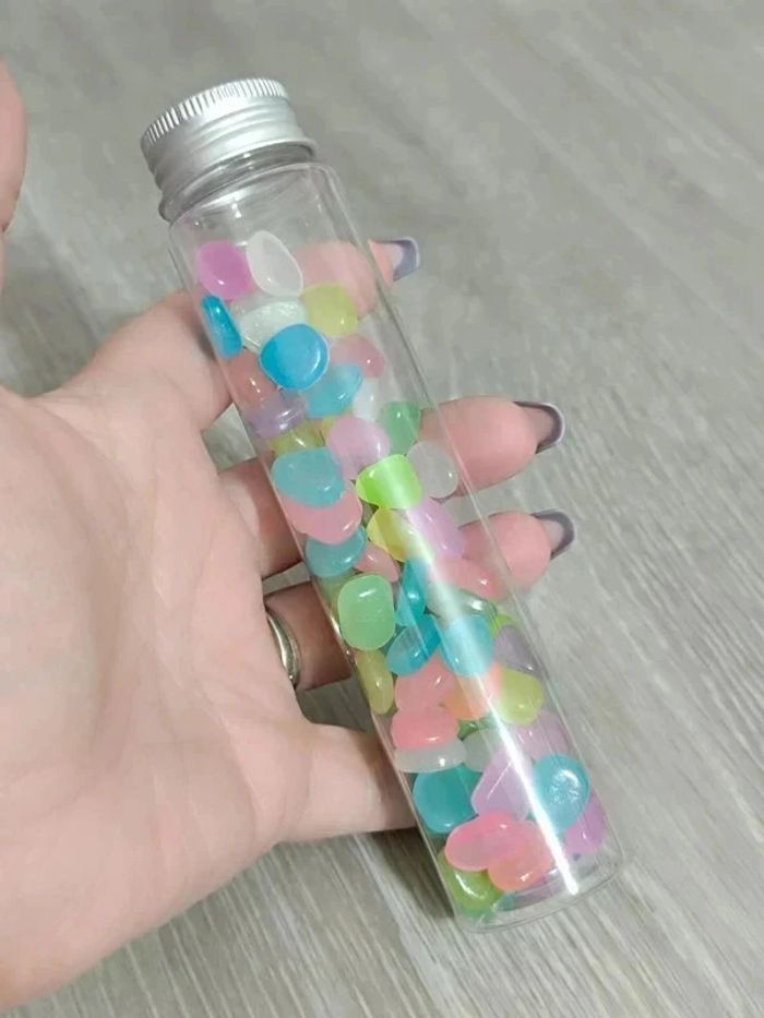 Tube sensoriel lumineux retour au calme galets - photo numéro 7