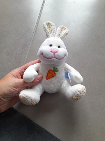 Peluche lapin musical