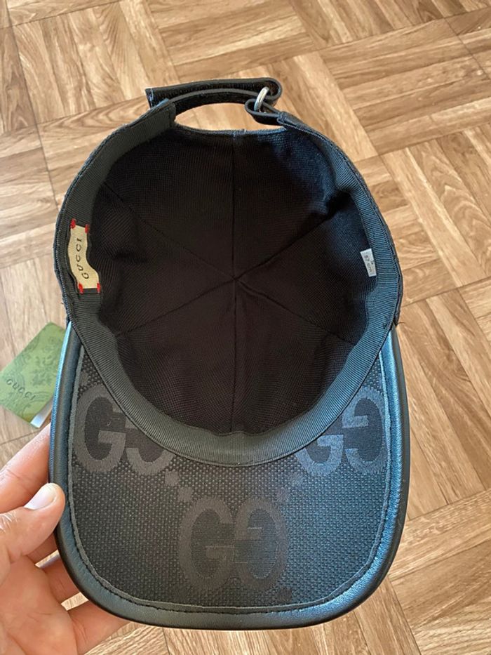 Casquette jumbo de baseball noir Gucci (NEUF) - photo numéro 3