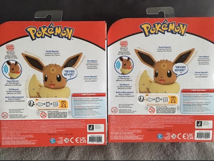 Lot 2 figurines interactives Pokémon evoli - photo numéro 4