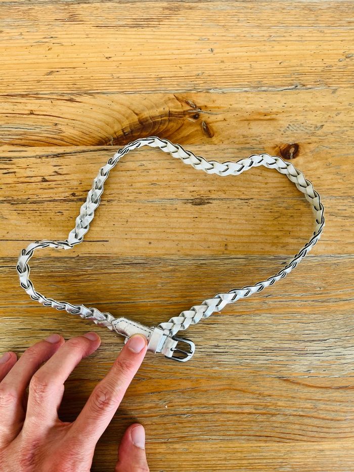 Ceinture filles argentée - photo numéro 2