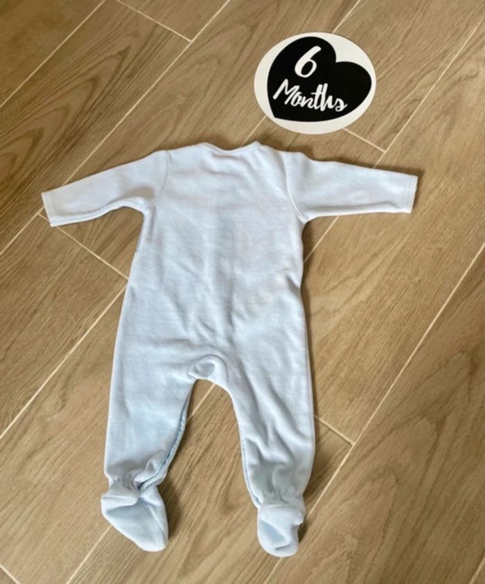 Pyjamas une pièce velour Noukie’s 6 mois - photo numéro 5