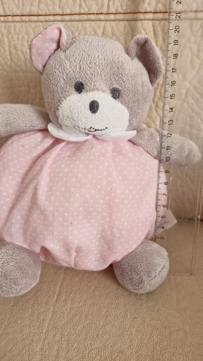 Ourson boule rose musti - photo numéro 4