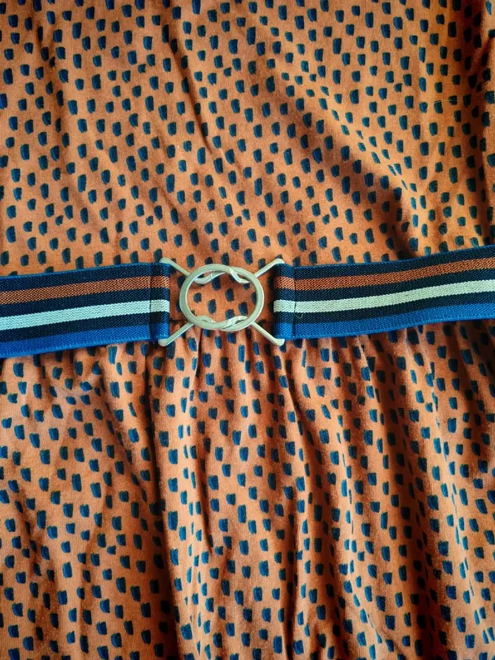 Robe imprimée avec ceinture JBC - photo numéro 3
