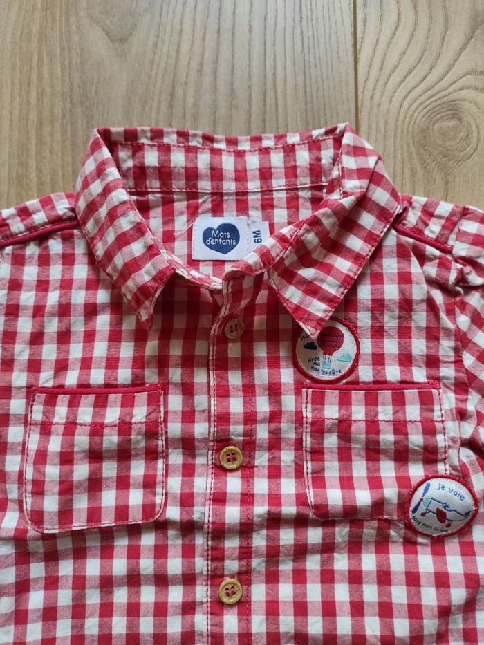 Chemise 6 mois Mots d'enfants - photo numéro 3