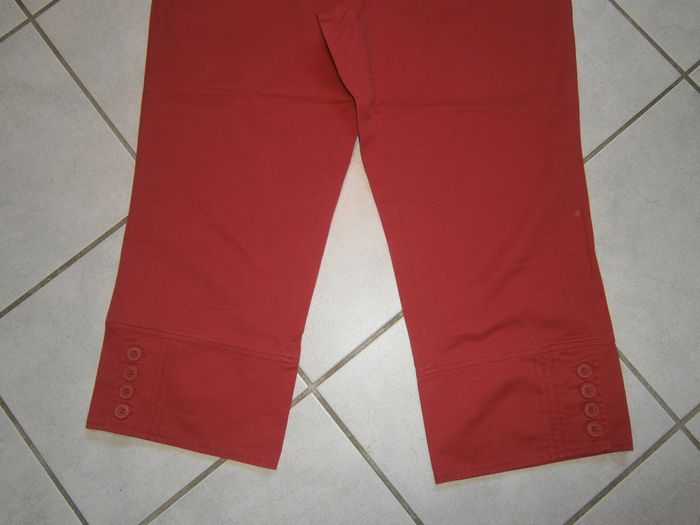 Pantalon rouge DAMART Taille 46 - photo numéro 4