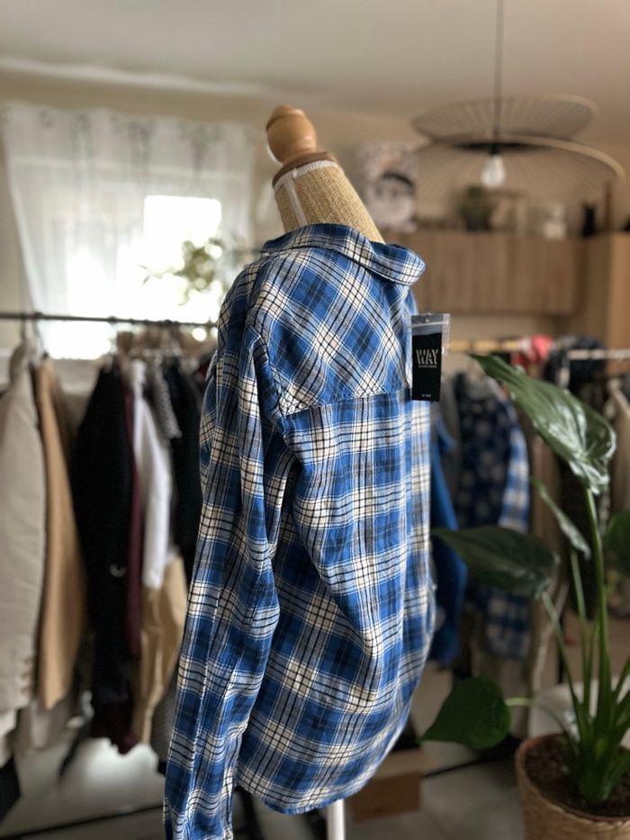 Veste chemise IKKS à carreaux avec capuche amovible – T.M – Neuve - photo numéro 9