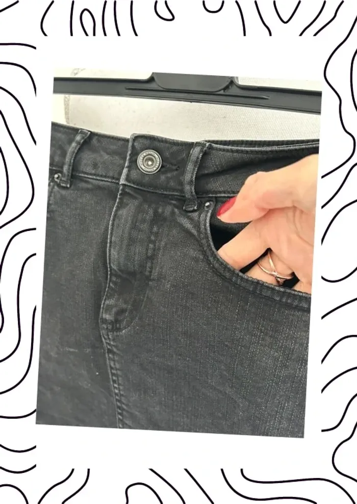 jupe en jean Pieces taille 36 - photo numéro 2