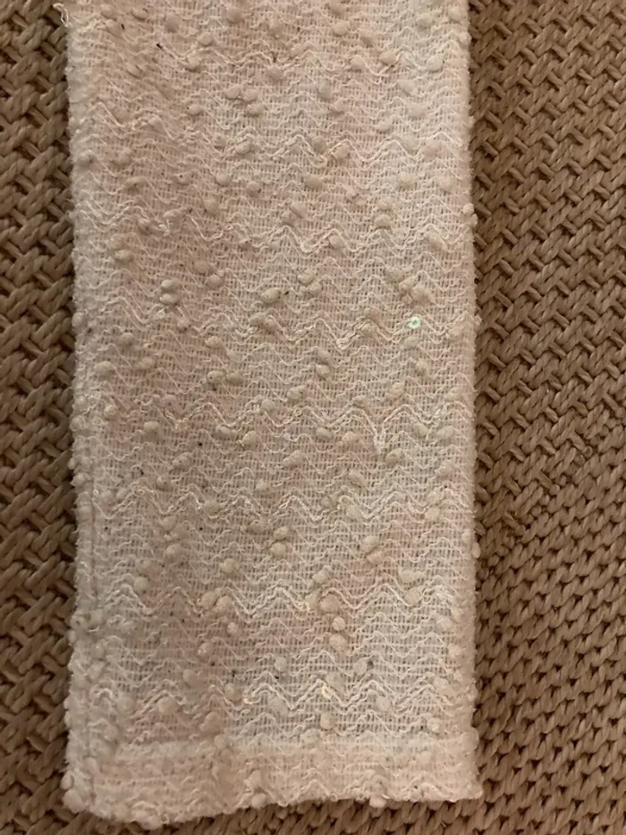 Gilet - veste écru à paillettes - photo numéro 8
