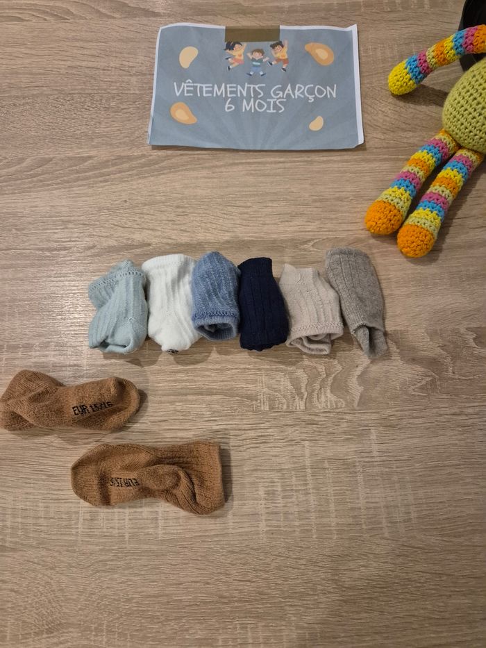 Lot 7 paires chaussettes légères