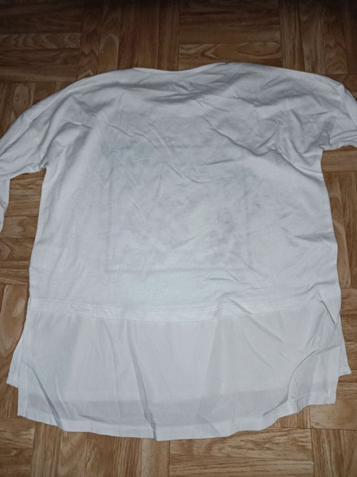 T-shirt manches longues fille Gémo taille 12 ans en très bon état - photo numéro 5