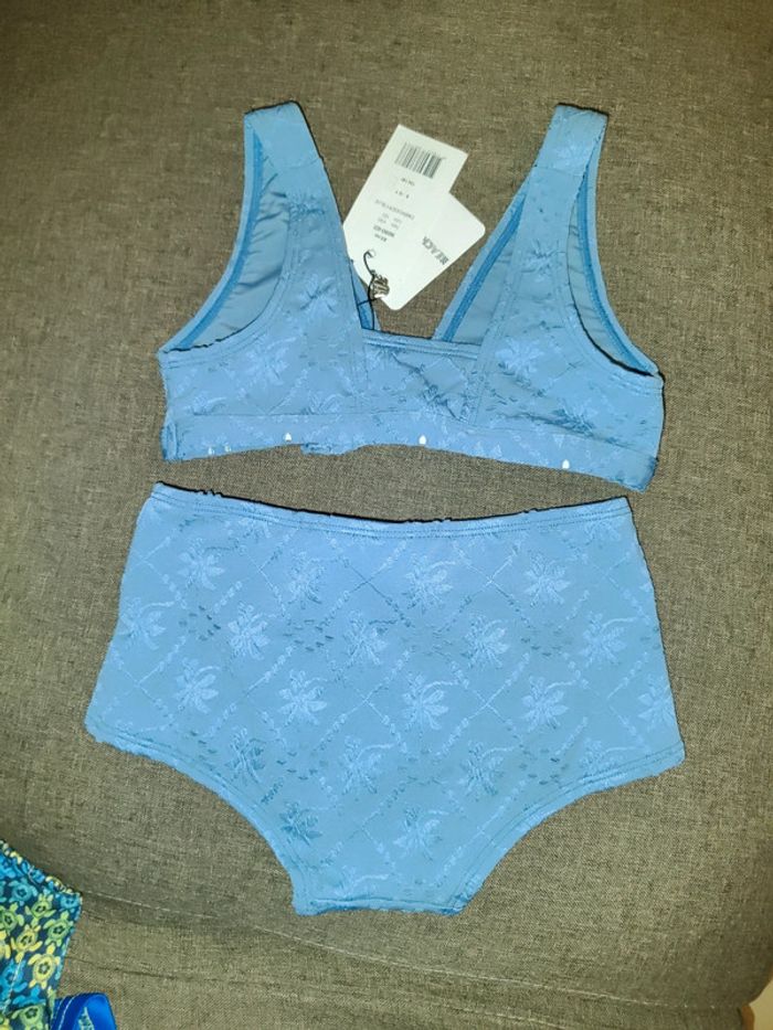 Maillot 2 pièces bleu 8/10 ans beachlife - photo numéro 2